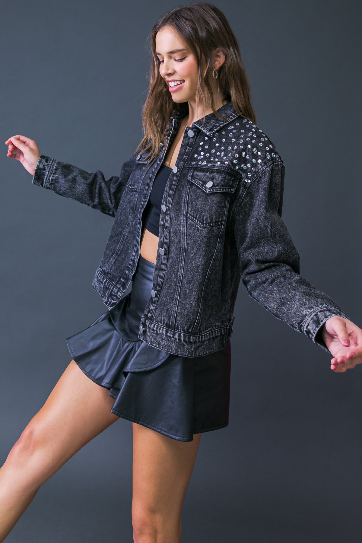 BE TRUE TO YOU DENIM JACKET Flying Tomato